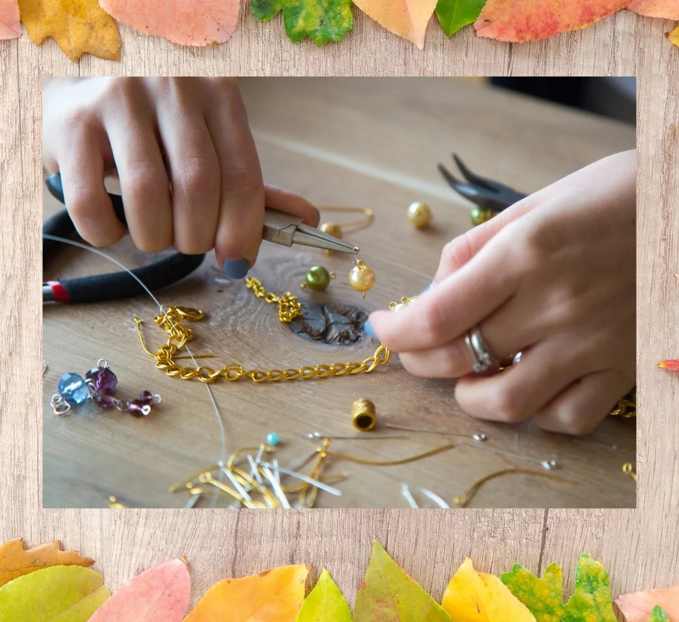 Création d’un bijou à l’atelier