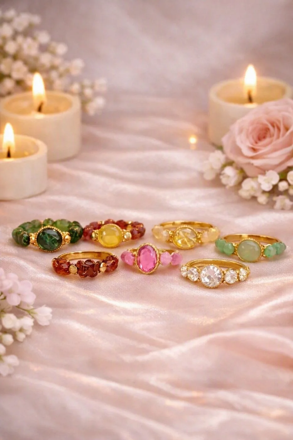 Bague en perles