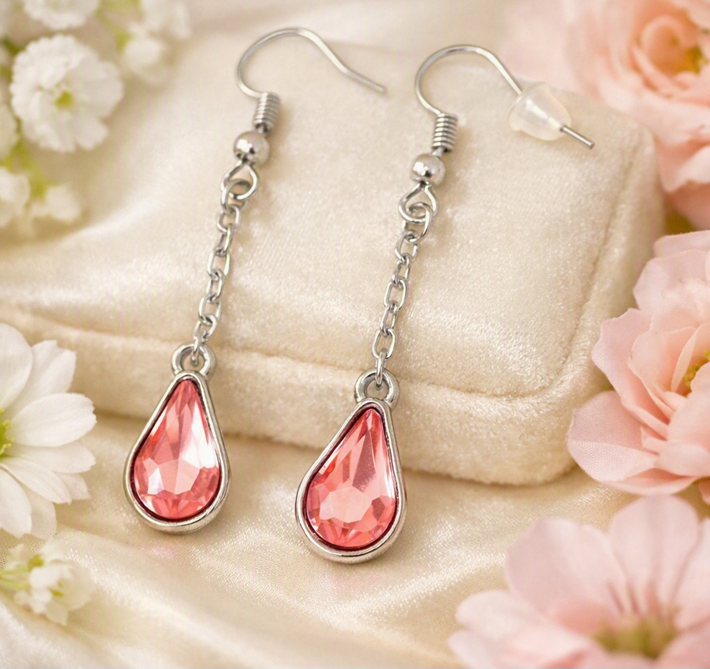 Boucles Goutte de Rose