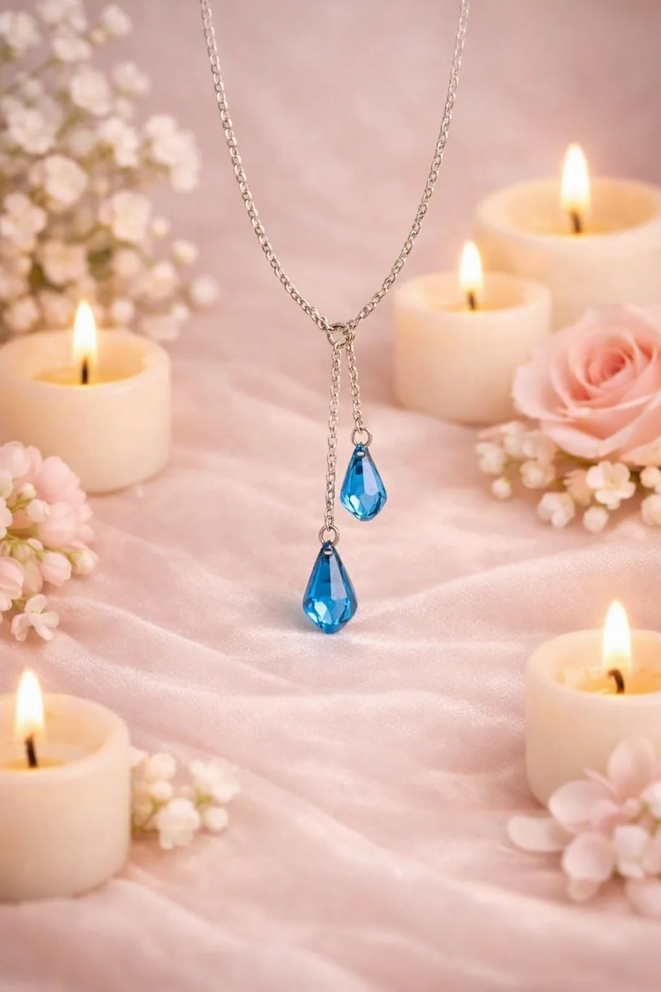Collier Gouttes de Saphir