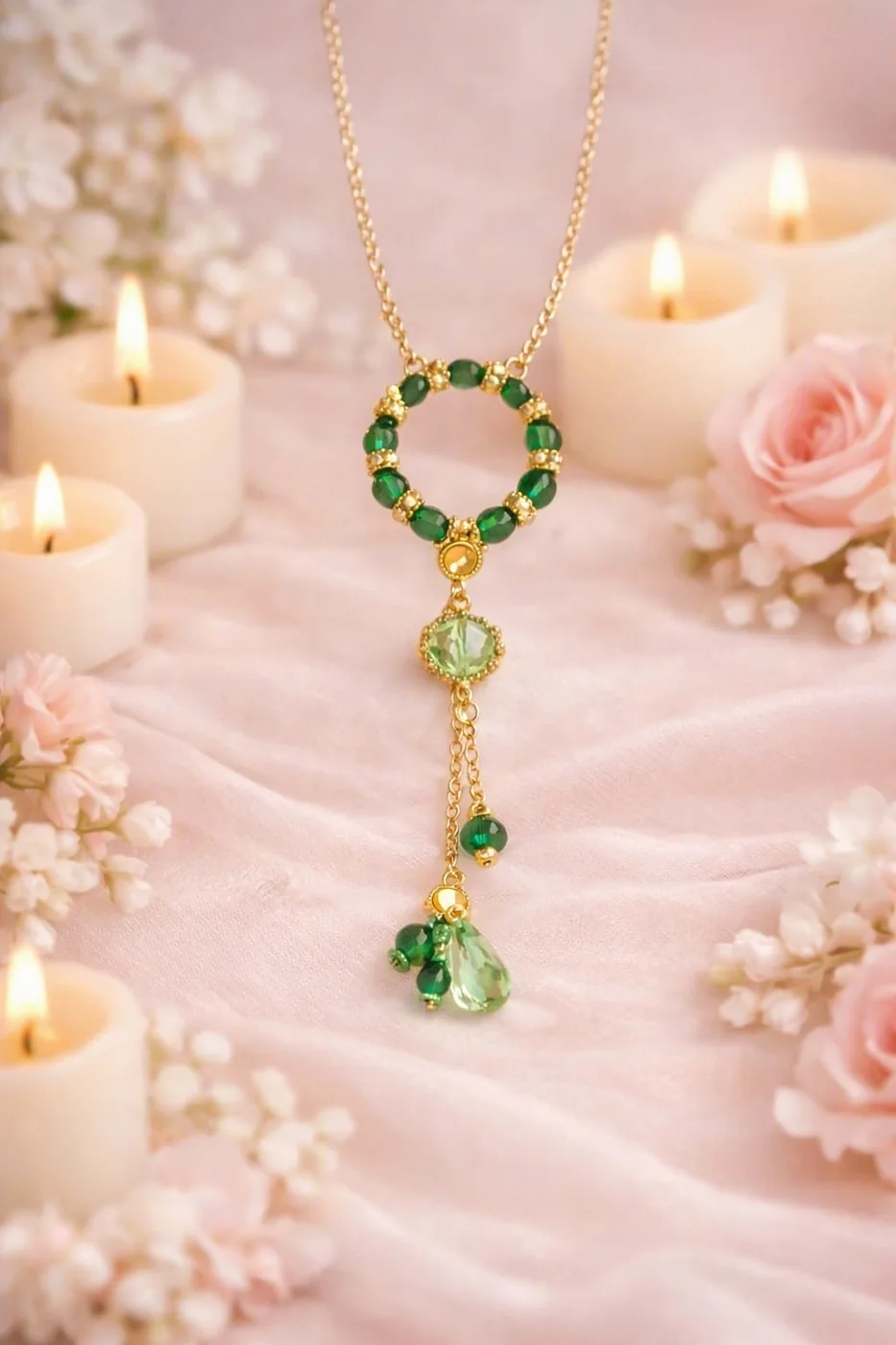 Collier Souffle d’Émeraude