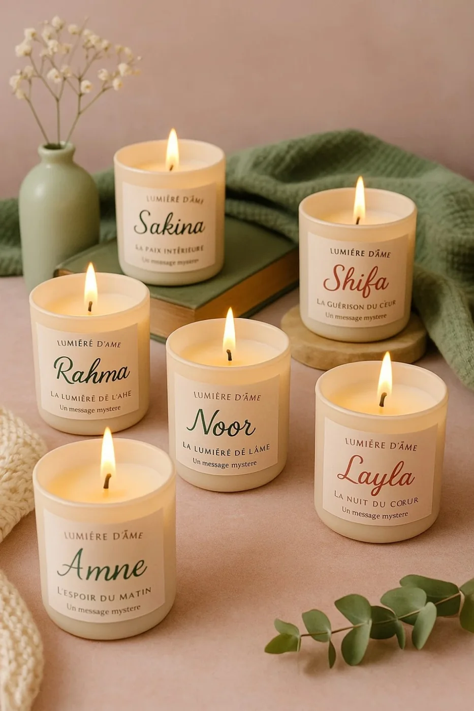 Collection de bougies Maison Ihsan